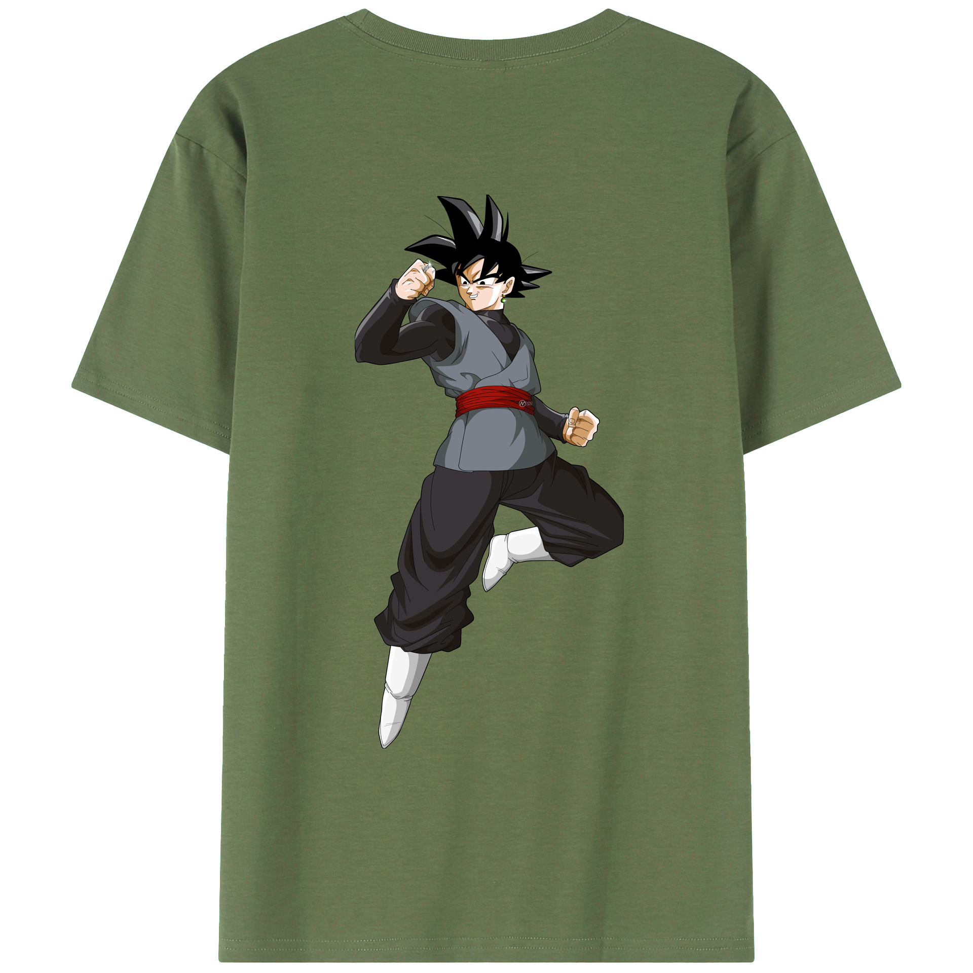 （画像用） ドラゴンボール ベジータ四世（Bejīta Yonsei）DRAGON BALL Vegeta IV 綿100％ メンズ半袖Tシャツ（バックプリント） 通気性